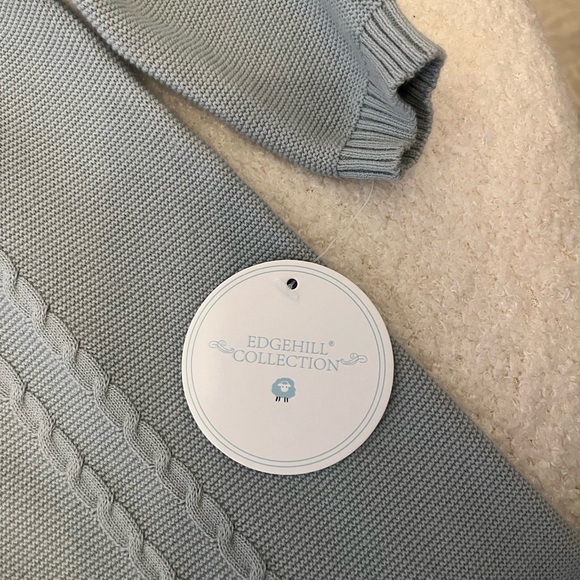 One piece coverall green knit white collar BRAND NEW w TAGS. Edgehill Collection - Picture 2 of 7